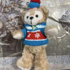 ダッフィー　クリスマス　ぬいぐるみストラップ