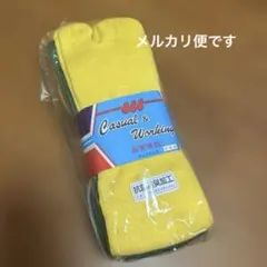 足袋靴下 4足セット 抗菌防臭加工 日本製 ソックス 黄色 緑 水色 オレンジ