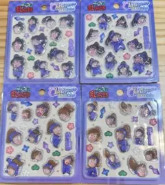 忍たま乱太郎チェリジェムステッカー　尾浜勘右衛門・久々知兵助・鉢屋三郎・不破雷蔵