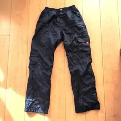 ネイビー　カーゴパンツ サイドポケット付き