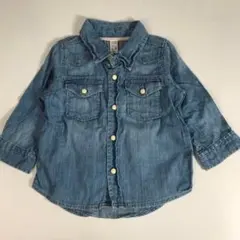 子供服 80㎝ GAPギャップ デニムシャツ 1969デニム F1A068