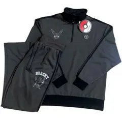 ポケットモンスター　ポケモン　ハーフジップトレーナー　スウェットパンツ　上下　M