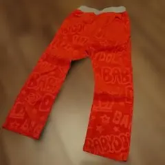BABYDOLL 総柄 コーデュロイパンツ レッド 110
