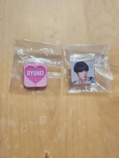 BE:FIRST RYUHEI リュウヘイ 2点セット ピンズ アクリルバッジ
