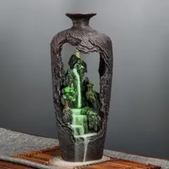 飾り壺 山水画 大型壺 観賞用 Amazon.co.jp: 景徳鎮 特大花瓶「四神相応吉祥山水」[中国/高級