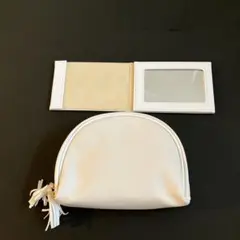 化粧ポーチ（携帯ミラー付属）