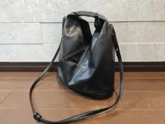 MM6 ブラック ジャパニーズバッグ　ショルダーバッグ