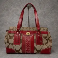 希少✨ COACH コーチ スエード ソーホー トートバッグ ピンク - メルカリ