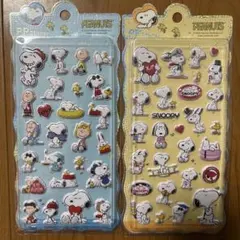 スヌーピーぷくぷくシール2セット