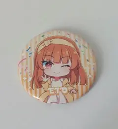 カラフルピーチ　ぷぴぱ　缶バッチ　えとさん デフォ