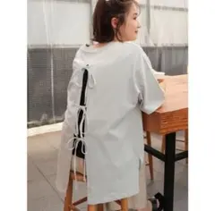 アメリカンホリック バックOPENリボンカットプルオーバー M レディース 夏服