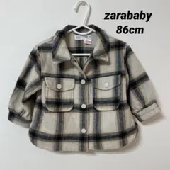 ZARA チェック柄ジャケット 12-18ヶ月　ザラベビー　86cm アウター