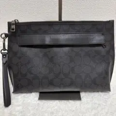 6027◯ COACH ショルダーバッグ シグネチャー ブラック レザー 6027◯ COACH ショルダーバッグ シグネチャー ブラック レザー - メルカリ