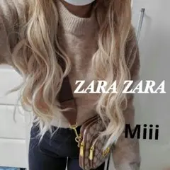 クロップド丈 ニット