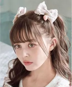 LIZ LISAストロベリー付きリボンヘアピンセットのサムネイル