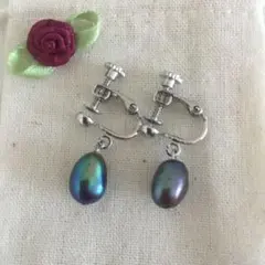 超美品☆高級バロック淡水パールイヤリング☆☆☆