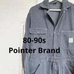 70's〜 POINTER デニムオールインワン 濃紺 実寸(39×28位) - メルカリ