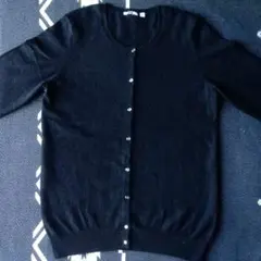 ユニクロ カシミヤ100% カーディガン ブラック UNIQLO