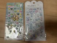 光るちゅるんとシールとジュエルプチドロップシール