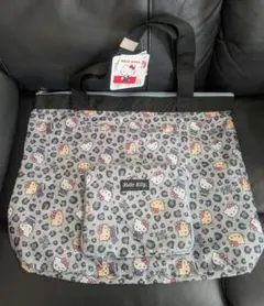 新品 トートバッグ ギャルキティ キティ 収納 ヒョウ柄 エコバッグ