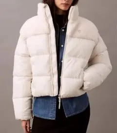 Calvin Klein ふわふわもこもこ フリースダウンジャケット