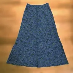 green label relaxing 花柄 ロングスカート S 36
