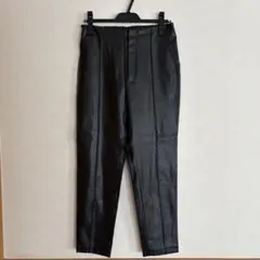 レザーパンツ レディース ブラック 黒 Lサイズ