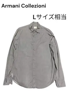 【大特価】　Armani Collezioni シャツ　アルマーニ　Lサイズ相当のサムネイル