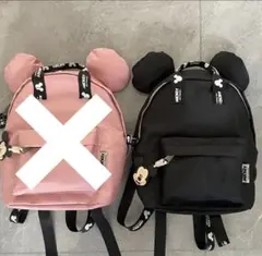 ミッキーマウス　リュック　黒