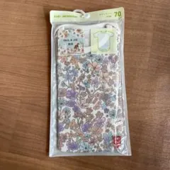 ユニクロ PAUL & JOE ベビー肌着 70サイズ 花柄