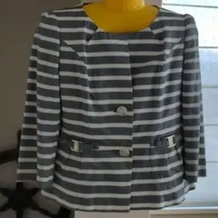 美品✨マダムジョコンダ✨ジャケット　コットン100％　夏用　サイズMJ−40のサムネイル