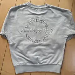 tera wear emu トレーナー ライトグレー