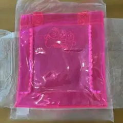 【新品未使用】おぱんちゅうさぎ　可哀想に　クリアトートバッグ　ピンク