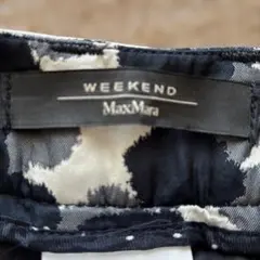 Weekend MaxMara ◇ガンメタル チョーカー ブラックストーン巾着付 