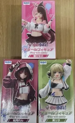 ぶいすぽっ！ スケールフィギュア GIGO 橘ひなの 如月れん 英リサ 未開封