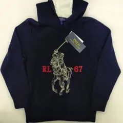Polo Ralph Lauren ネイビー パーカー 120