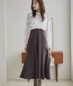 proportion body dressing フラワードッキングワンピース