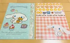 シナモロール サンリオ クリアファイル ピンク 水色