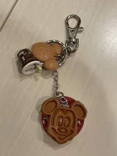 【ディズニー】ミッキーワッフルキーホルダー