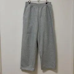 ユニクロC スウェットワイドパンツ Mサイズ　グレー