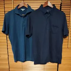 UNIQLO ユニクロ　ネイビー ポロシャツ XL 2枚セット