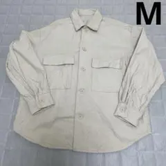 GU ジーユー　コーデュロイジャケット 白　ホワイト　アイボリー　アウター　秋冬