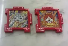【完成品】妖怪ウォッチ まめパズル 2個セット フレーム付き ジグソーパズルのサムネイル