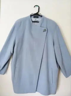 【美品】アンゴラ100%　Cagaze　コート　13号（L〜XL相当サイズ）