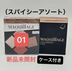 マキアージュカスタマイズアイカラーアソート（01 スパイシーアソート)ケース付き
