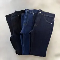 ウルトラストレッチスキニージーンズ70cm(丈標準72.0cm)3枚セット