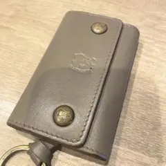 IL BISONTE レザー キーケース 6連 イルビゾンテ　グレージュ