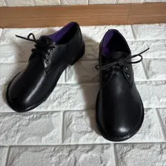 【美品】Hina Green Label 本革レザーシューズ 23cm ブラック