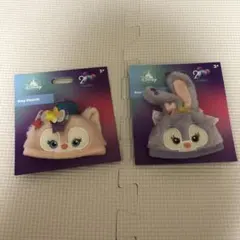香港ディズニー　開園20周年　リーナベル ステラルー　ハットキーチェーン　バッジ