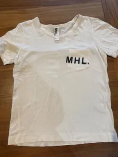 MHL. ポケット付き半袖Tシャツ ホワイトのサムネイル